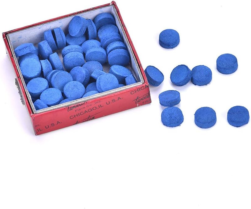 woobles Billiard Cue Tips, 50pcs Billiard Pool Cue Tip Snooker Stick Pole Cue Tip Replacement Set with Carry Box 10mm - Image 3